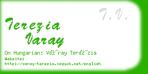 terezia varay business card